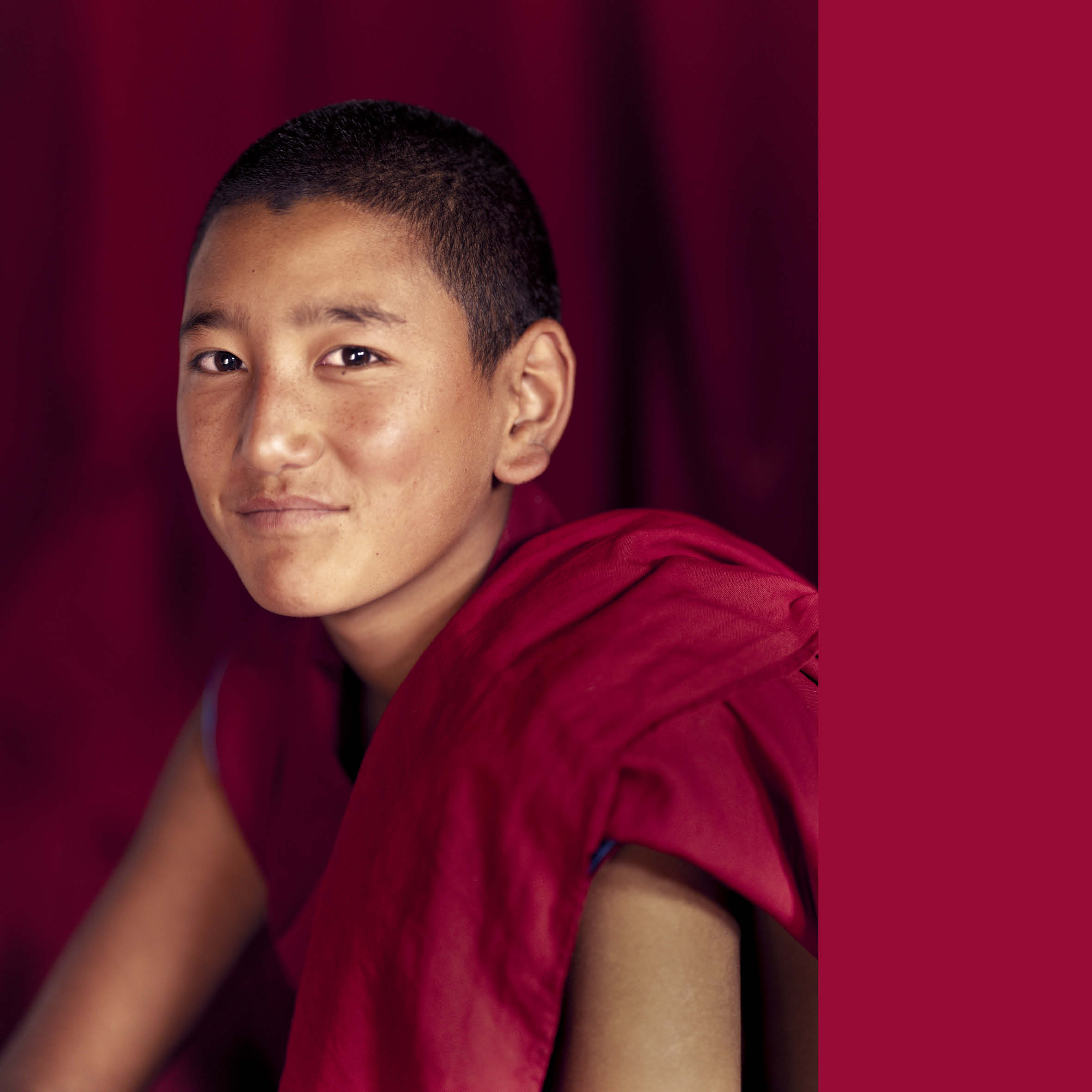Portrait d’un jeune moine, Zanskar